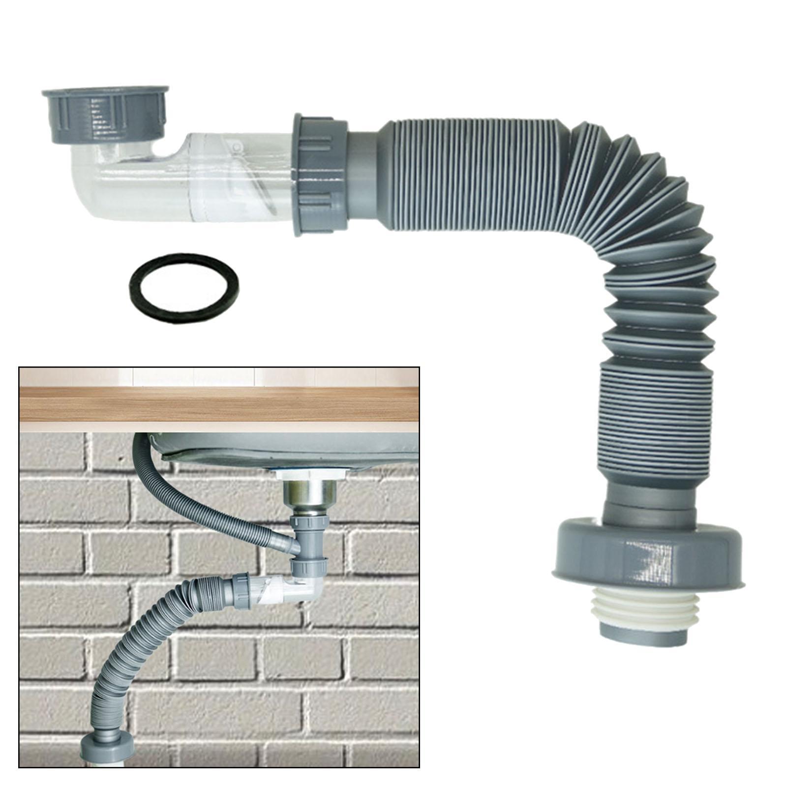 Home Bathroom Wash Basin - Kitchen Sink Drain Hose Multipurpose Telescopic