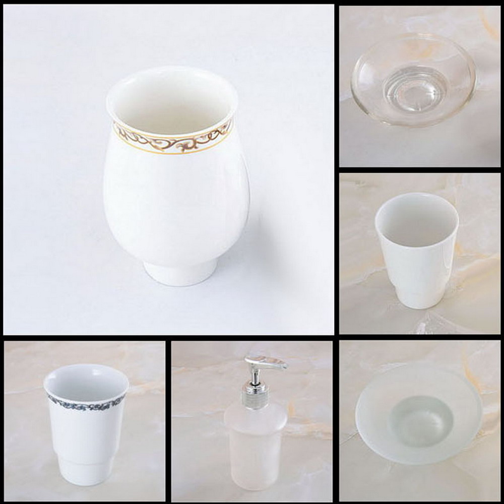 Glass Soap Dish - Bathroom Accessory Bathroom Toothbrush Ceramic Cup