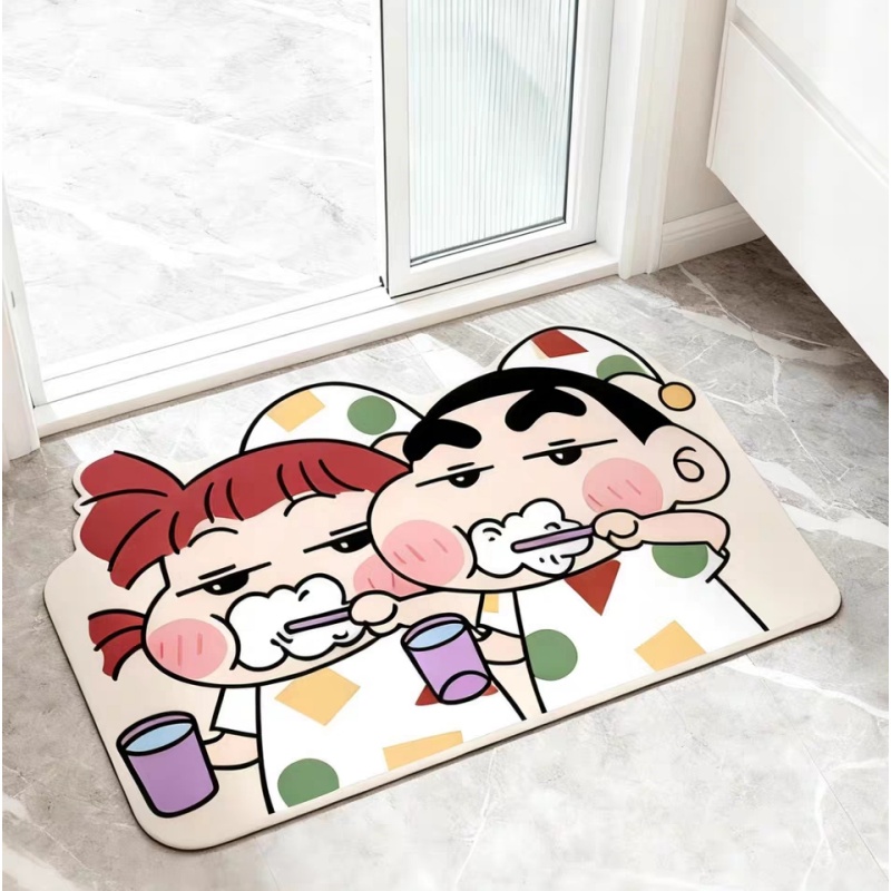 Home Goods Bathroom Rugs - Hot Small Diatomite Absorbent Floor Mat