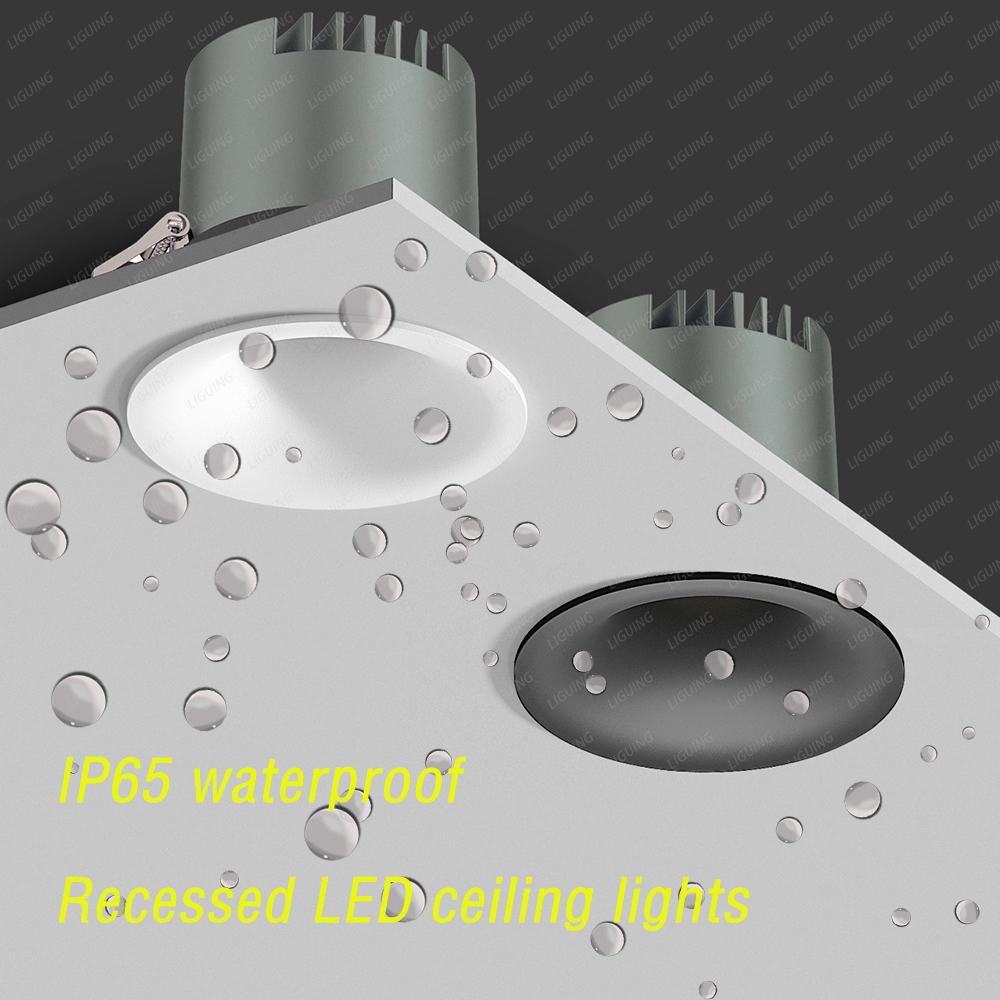 Home Bathroom Wash Basin - Embedded Waterproof LED Ceiling Lights Recessed