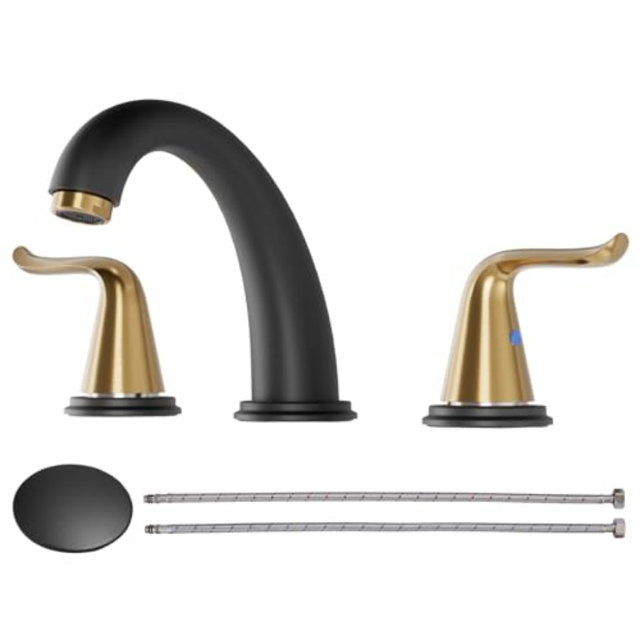 Basin Mixer Tap - Widespread Bathroom Faucet Bathroom Sink Faucet