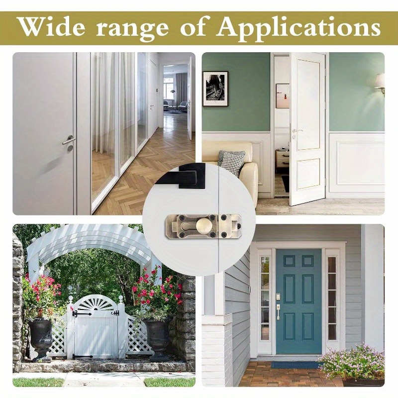 Home Bathroom Lock - Antique Door Latch Lock Security Sliding