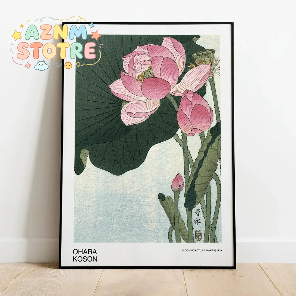 Home Bathroom Wall Art - 1pc Vintage Japanese Canvas Print, Japanese