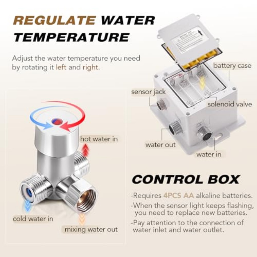 Commercial Touchless Bathroom  - Basin Mixer Tap ulasan dan harga