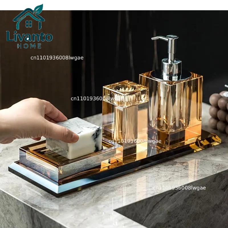 Crystal Glass Bathroom Accesso - Glass Soap Dish ulasan dan harga