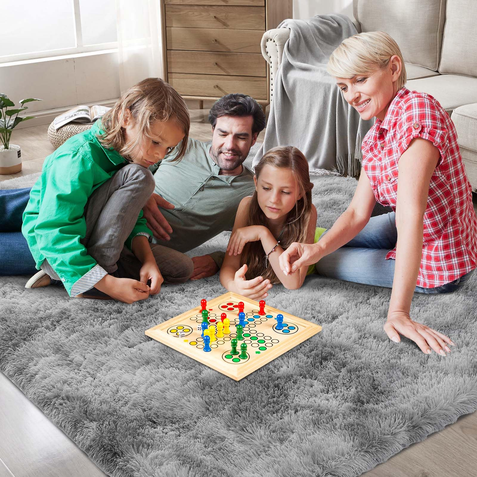 VIKAMA Ultra-Soft Puffy Rug, B - Home Goods Bathroom Rugs ulasan dan harga