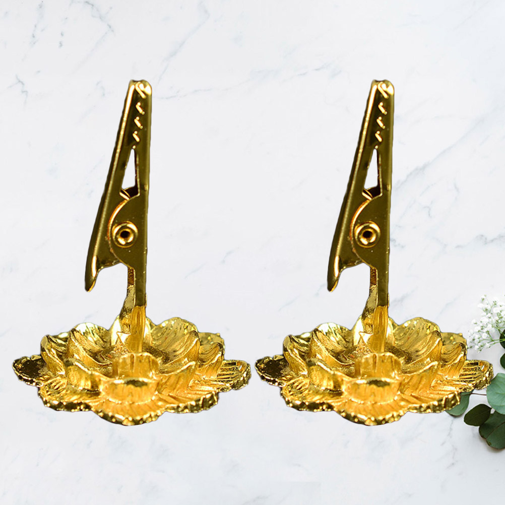 2Pcs Lotus Incense Burner Clip - Home Bathroom Sauna ulasan dan harga