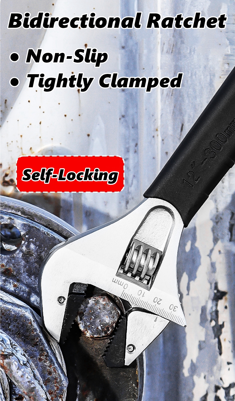 Adjustable Ratchet Wrench Non- - Home Bathroom Lock ulasan dan harga