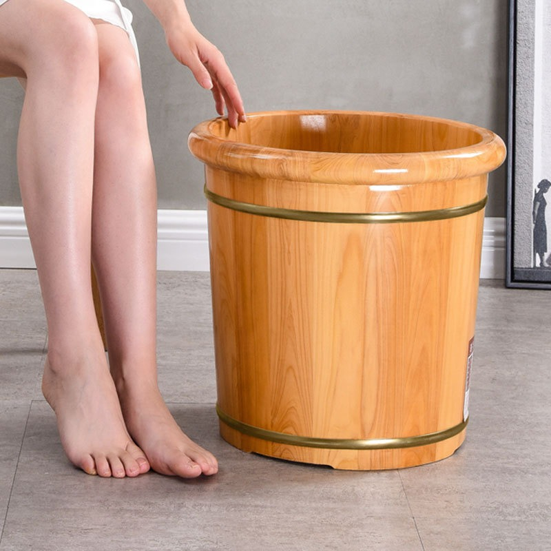 Solid Cedar Wood Foot Soak Tub - Home Bathroom Sauna ulasan dan harga