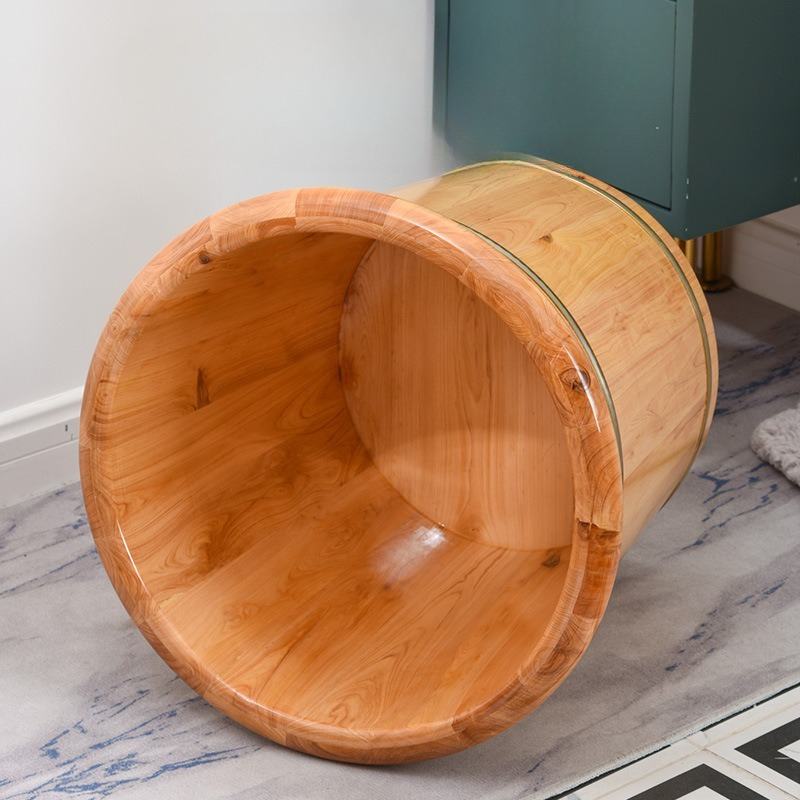 Solid Cedar Wood Foot Soak Tub - Home Bathroom Sauna ulasan dan harga