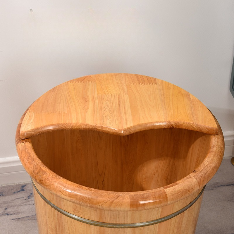 Solid Cedar Wood Foot Soak Tub - Home Bathroom Sauna ulasan dan harga