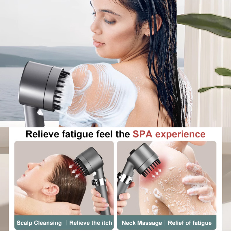 3 Modes Shower Head High Press - Bathroom Home Improvement ulasan dan harga