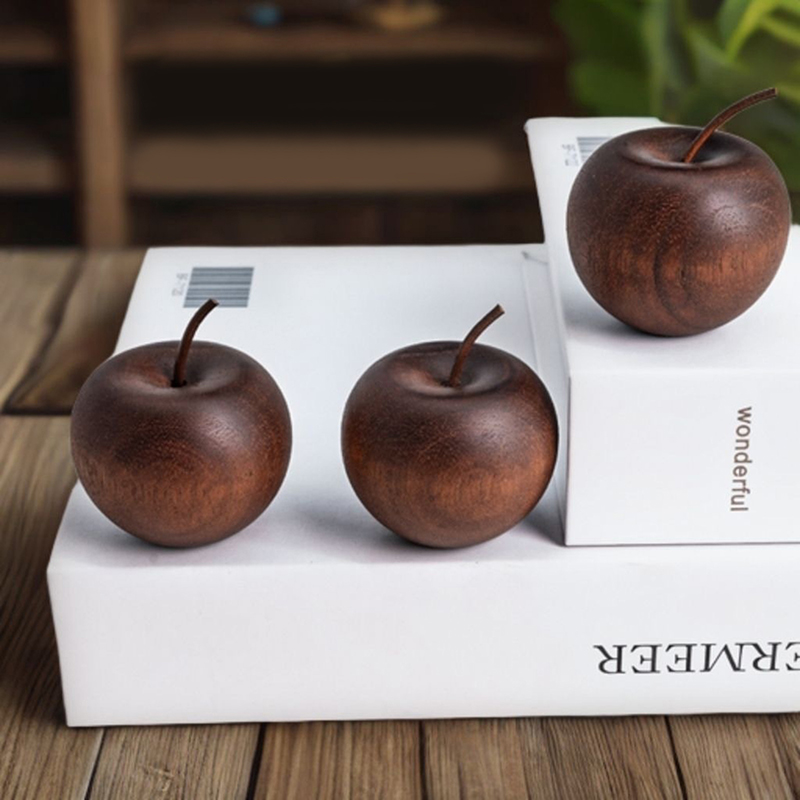 1PCS Of Wooden Apple Shaped Es - Home Bathroom Decor ulasan dan harga