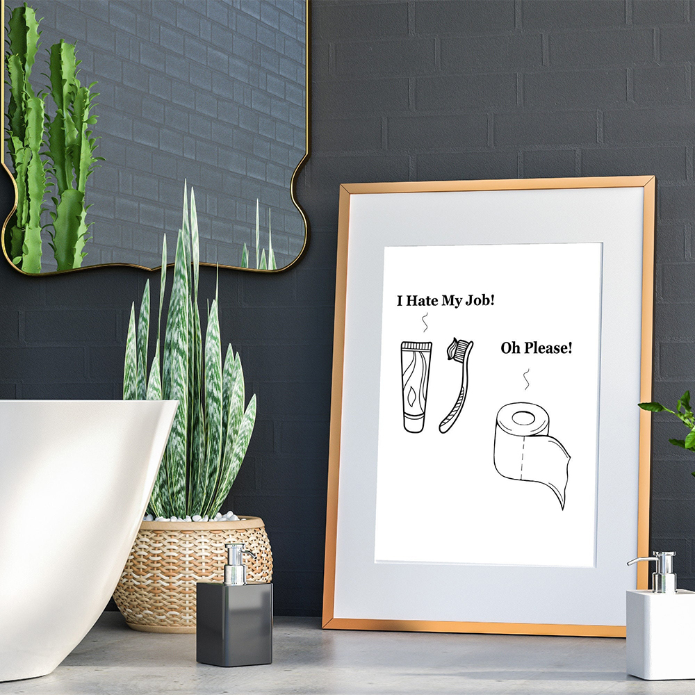 Karma Definition Poster Print  - Home Bathroom Pictures ulasan dan harga