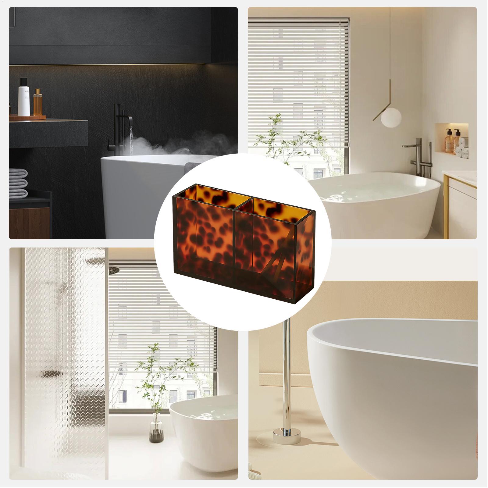 Bathroom Counter Tray Tortoise - Home Bathroom Decor ulasan dan harga