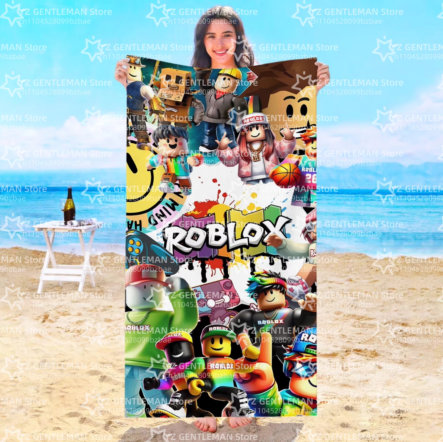 Roblox Beach Towel Travel Hote - Home Bathroom Sauna ulasan dan harga
