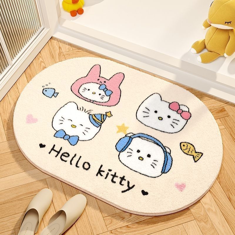 Hello Kitty Bathroom Floor Mat - Zara Home Bathroom Accessories ulasan dan harga