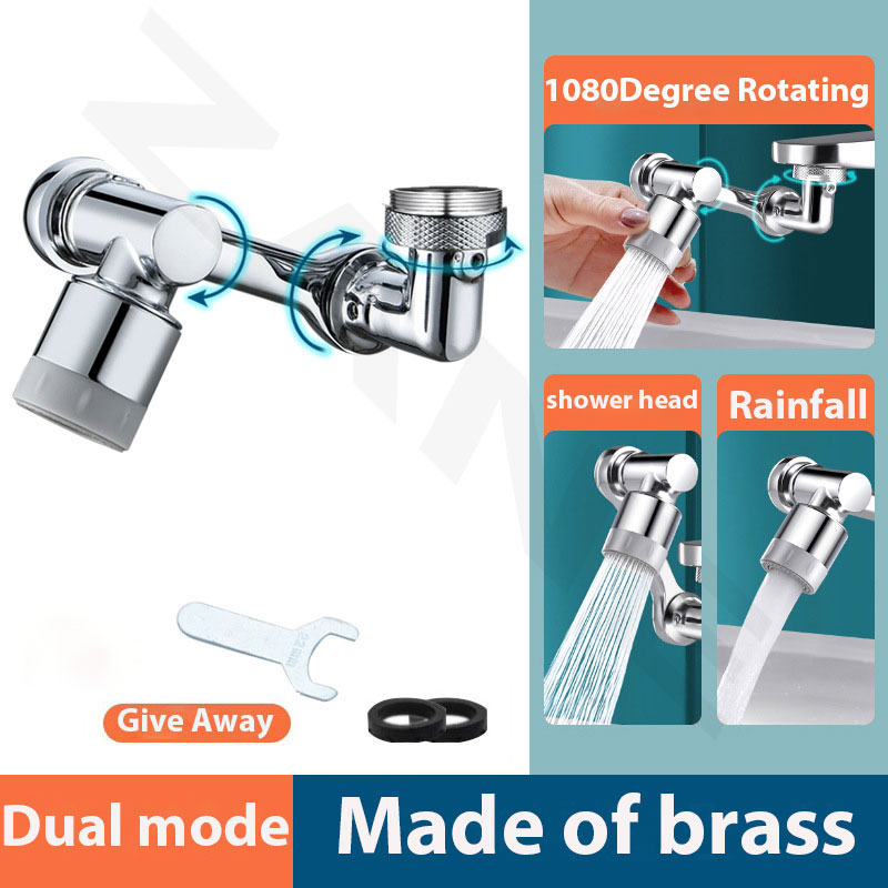 1080°Rotatable Faucet Spray He - Basin Mixer Tap ulasan dan harga