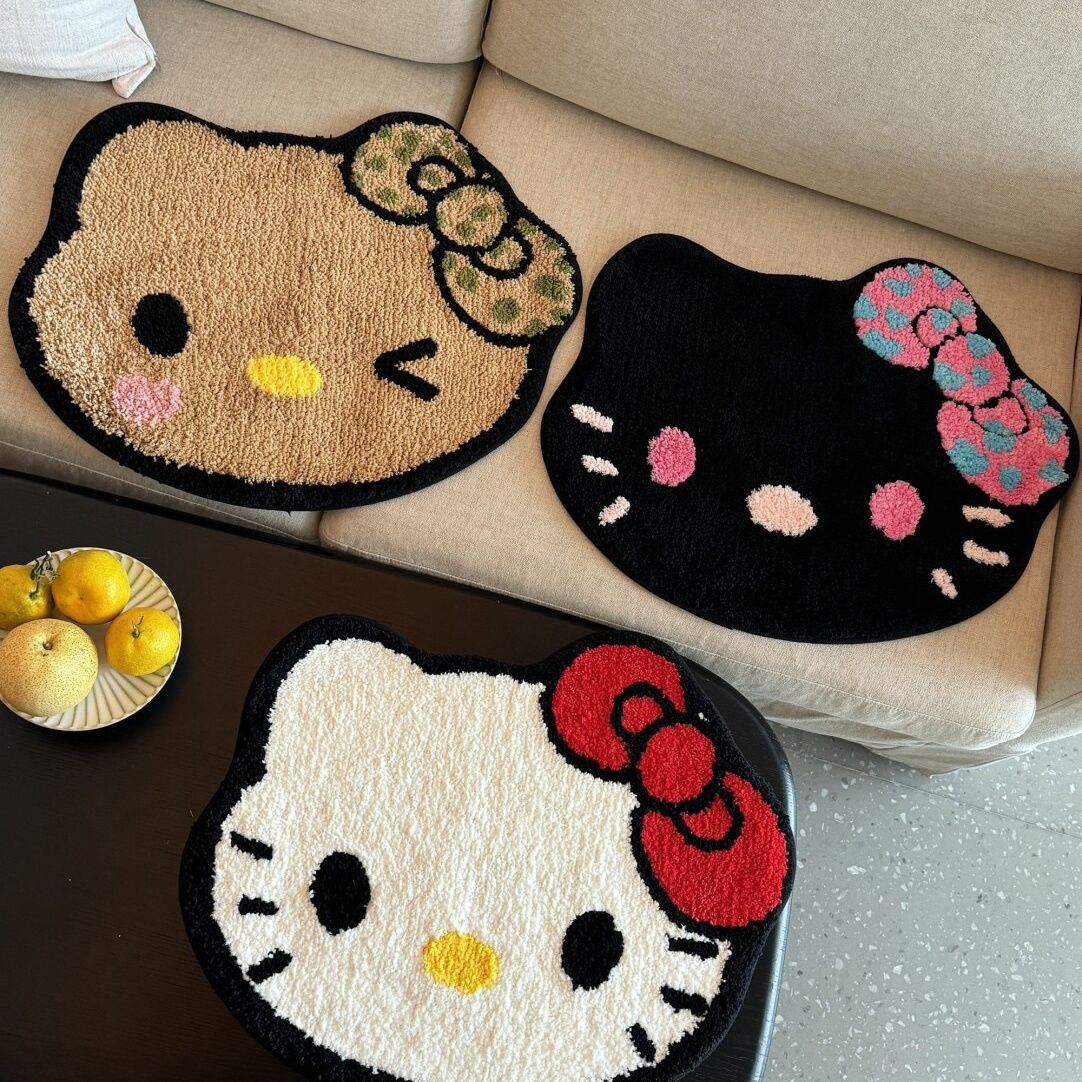 Kawaii hello kitty korean bow  - Home Goods Bathroom Rugs ulasan dan harga