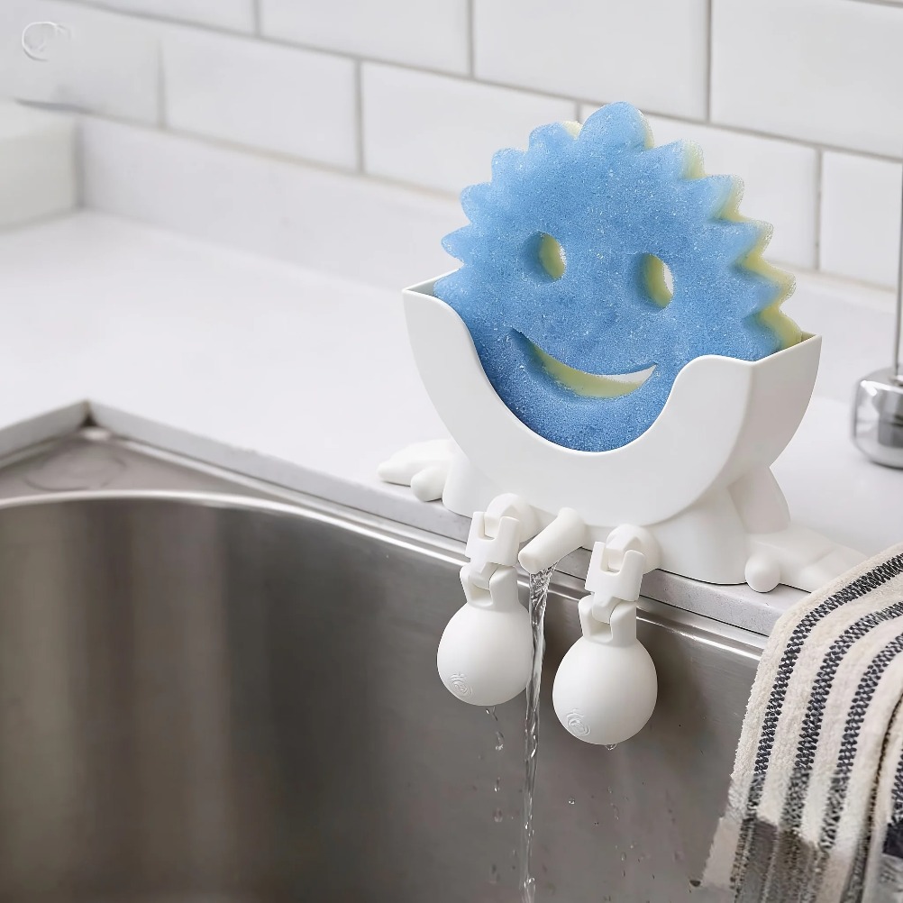 Drainable Soap & Sponge Holder - Home Bathroom Decor ulasan dan harga