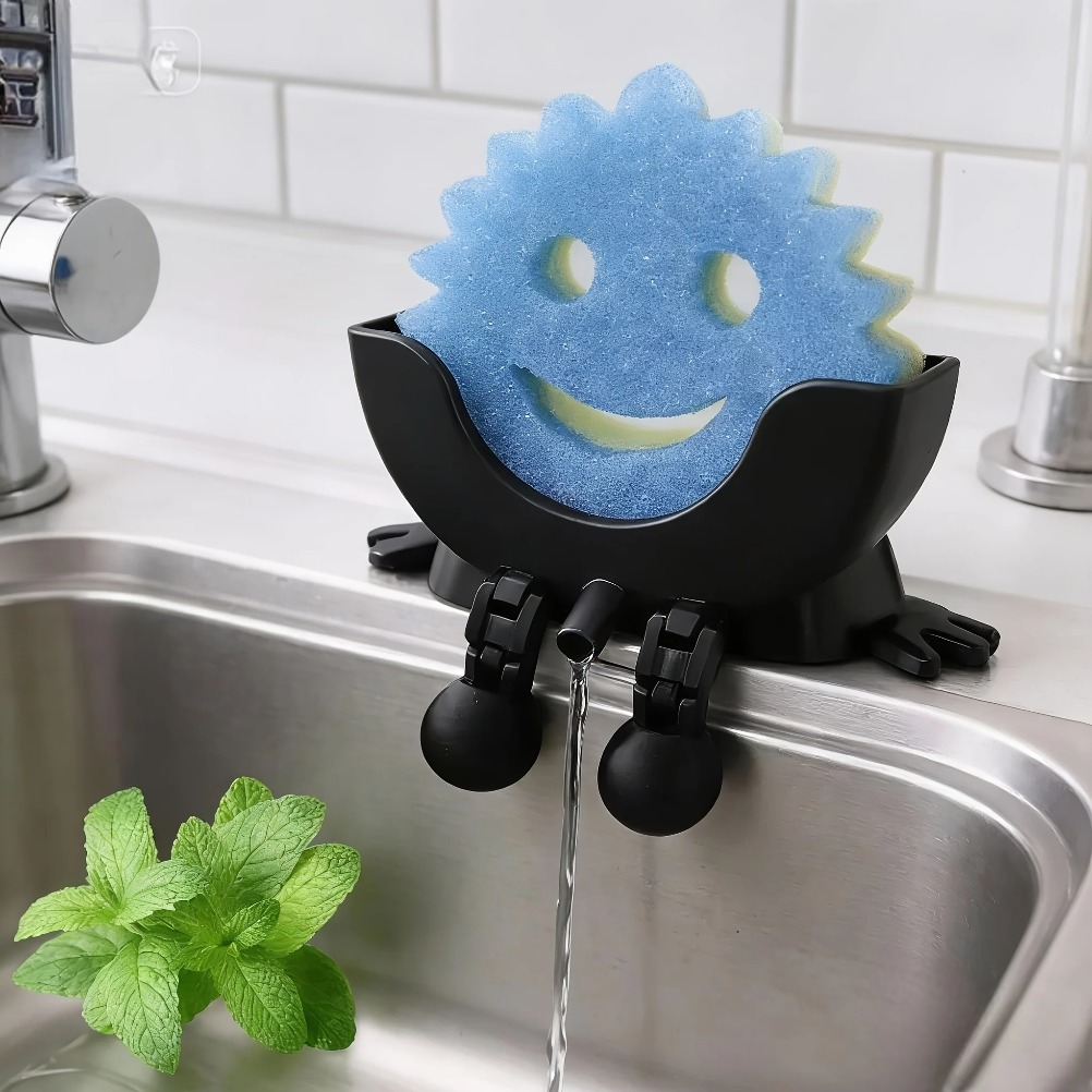 Drainable Soap & Sponge Holder - Home Bathroom Decor ulasan dan harga