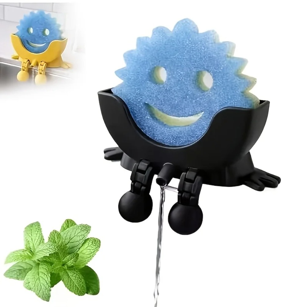 Drainable Soap & Sponge Holder - Home Bathroom Decor ulasan dan harga