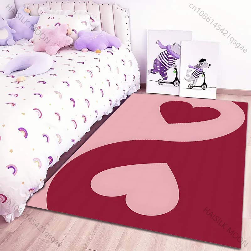 Multi-Size Two Love Hearts Art - Home Bathroom With Two Toilets ulasan dan harga