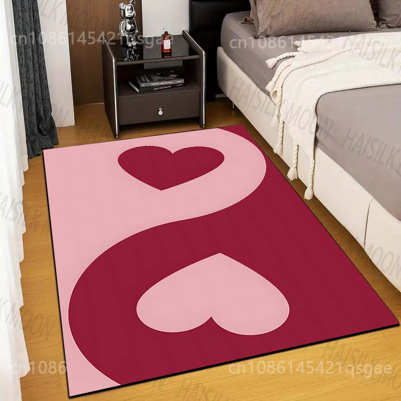 Multi-Size Two Love Hearts Art - Home Bathroom With Two Toilets ulasan dan harga