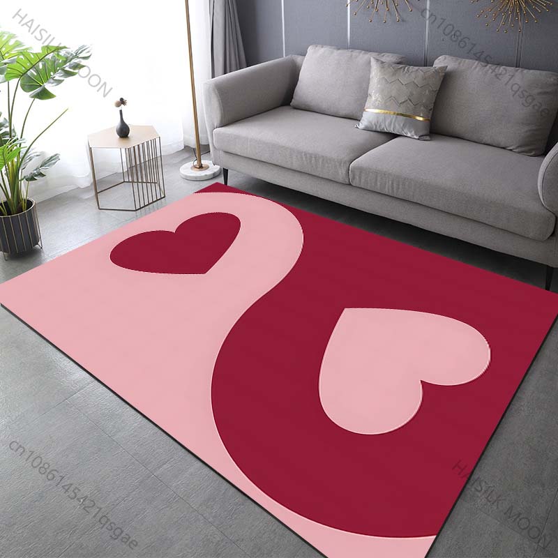 Multi-Size Two Love Hearts Art - Home Bathroom With Two Toilets ulasan dan harga