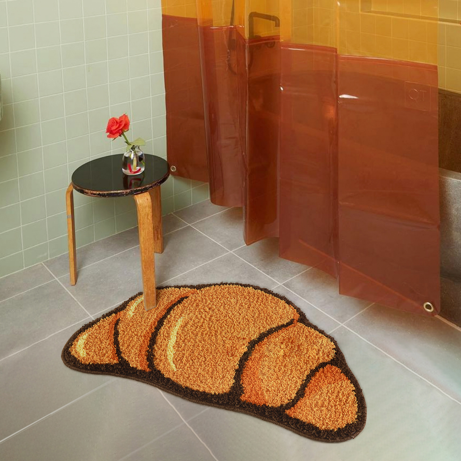 LAKEA Croissant Shape Carpets  - Zara Home Bathroom Accessories ulasan dan harga