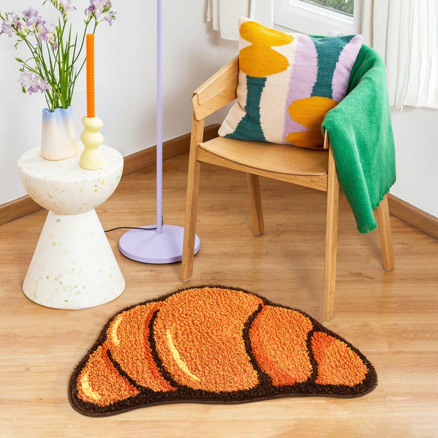LAKEA Croissant Shape Carpets  - Zara Home Bathroom Accessories ulasan dan harga