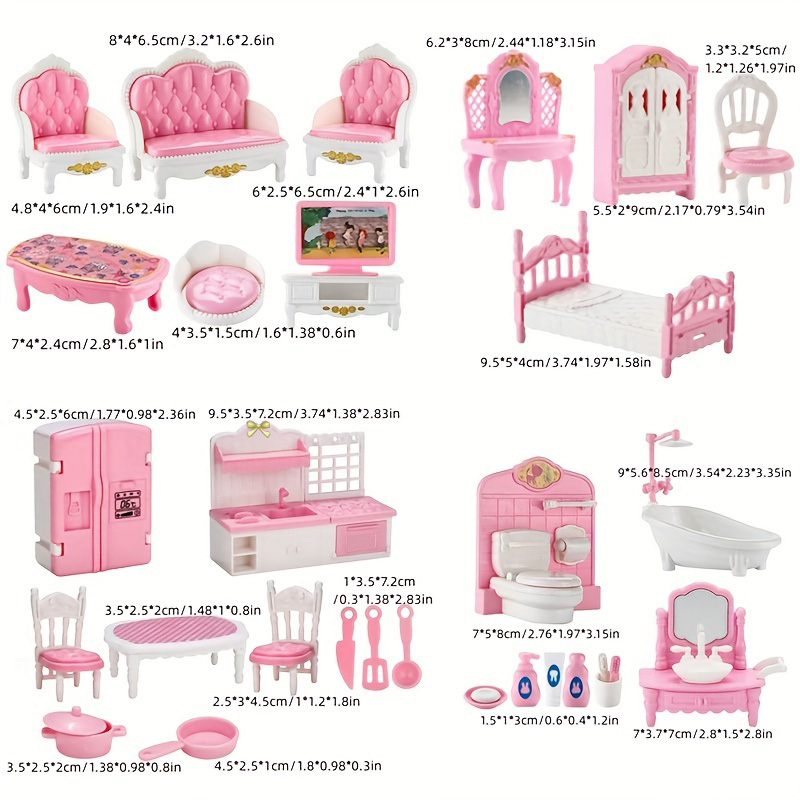 1:12 Miniature Home Furniture  - Zara Home Bathroom Accessories ulasan dan harga