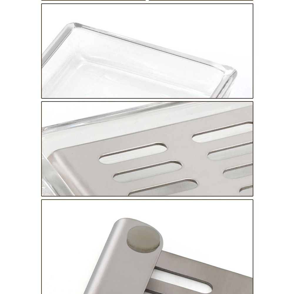 High-end Stainless Steel Glass - Glass Soap Dish ulasan dan harga