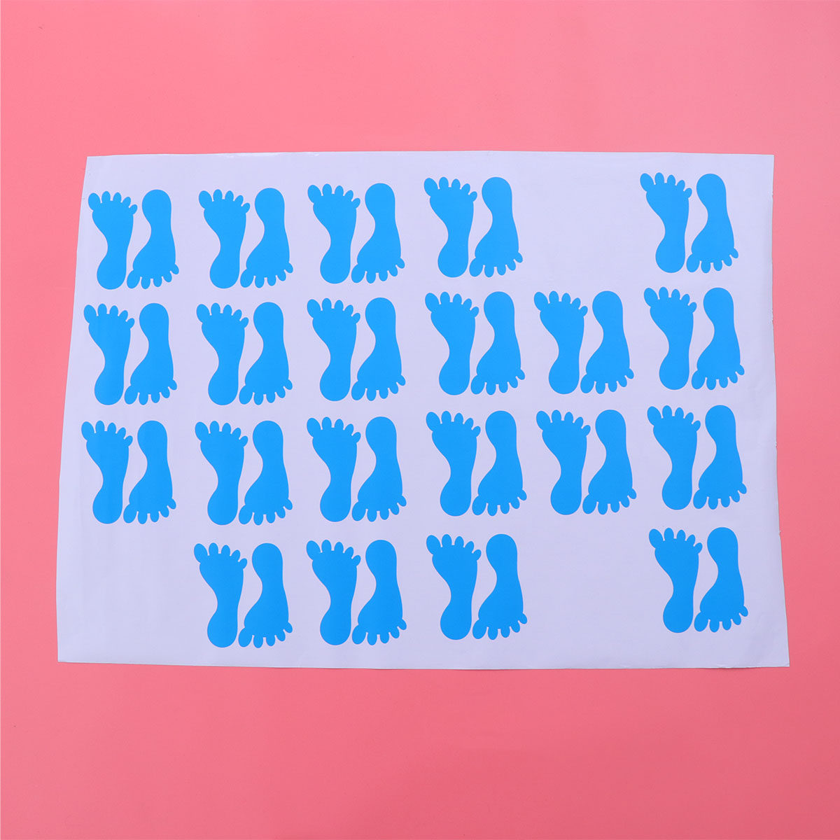 20 Pairs Footprint Floor Stick - Home Bathroom Decor ulasan dan harga