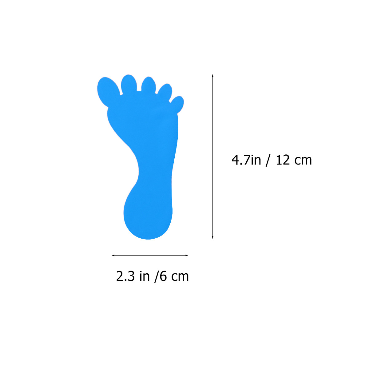 20 Pairs Footprint Floor Stick - Home Bathroom Decor ulasan dan harga