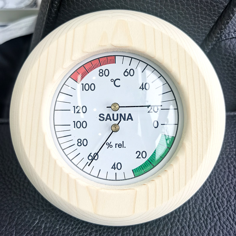Wall Hung Thermo-Hygrometer Sa - Home Bathroom Sauna ulasan dan harga