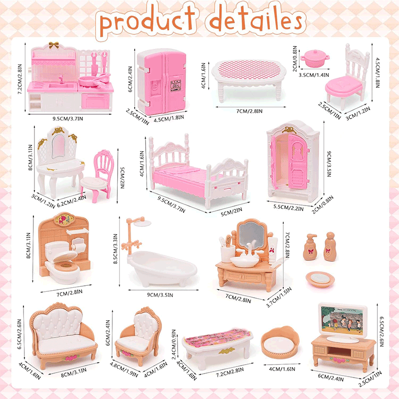 Dollhouse Furniture Set Access - Zara Home Bathroom Accessories ulasan dan harga