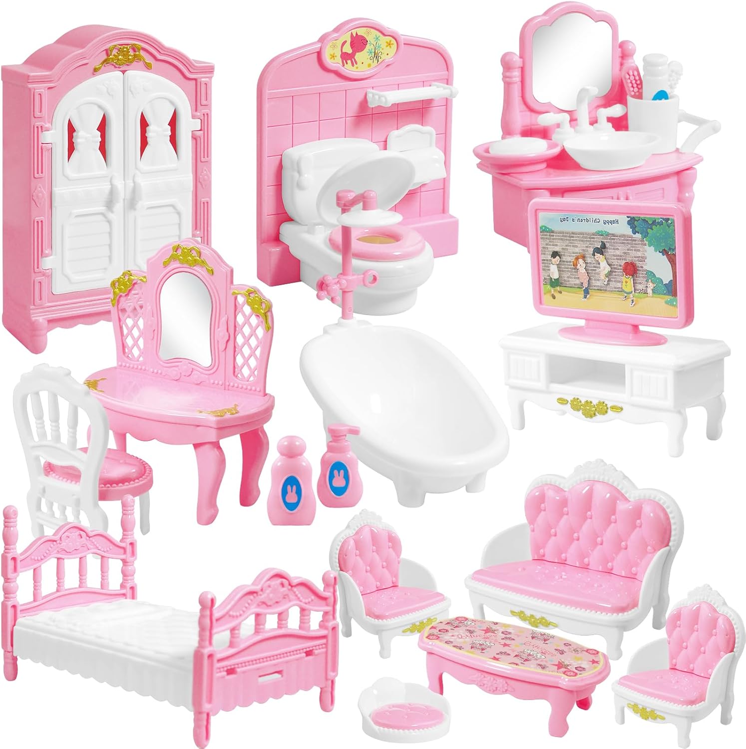 Dollhouse Furniture Set Access - Zara Home Bathroom Accessories ulasan dan harga
