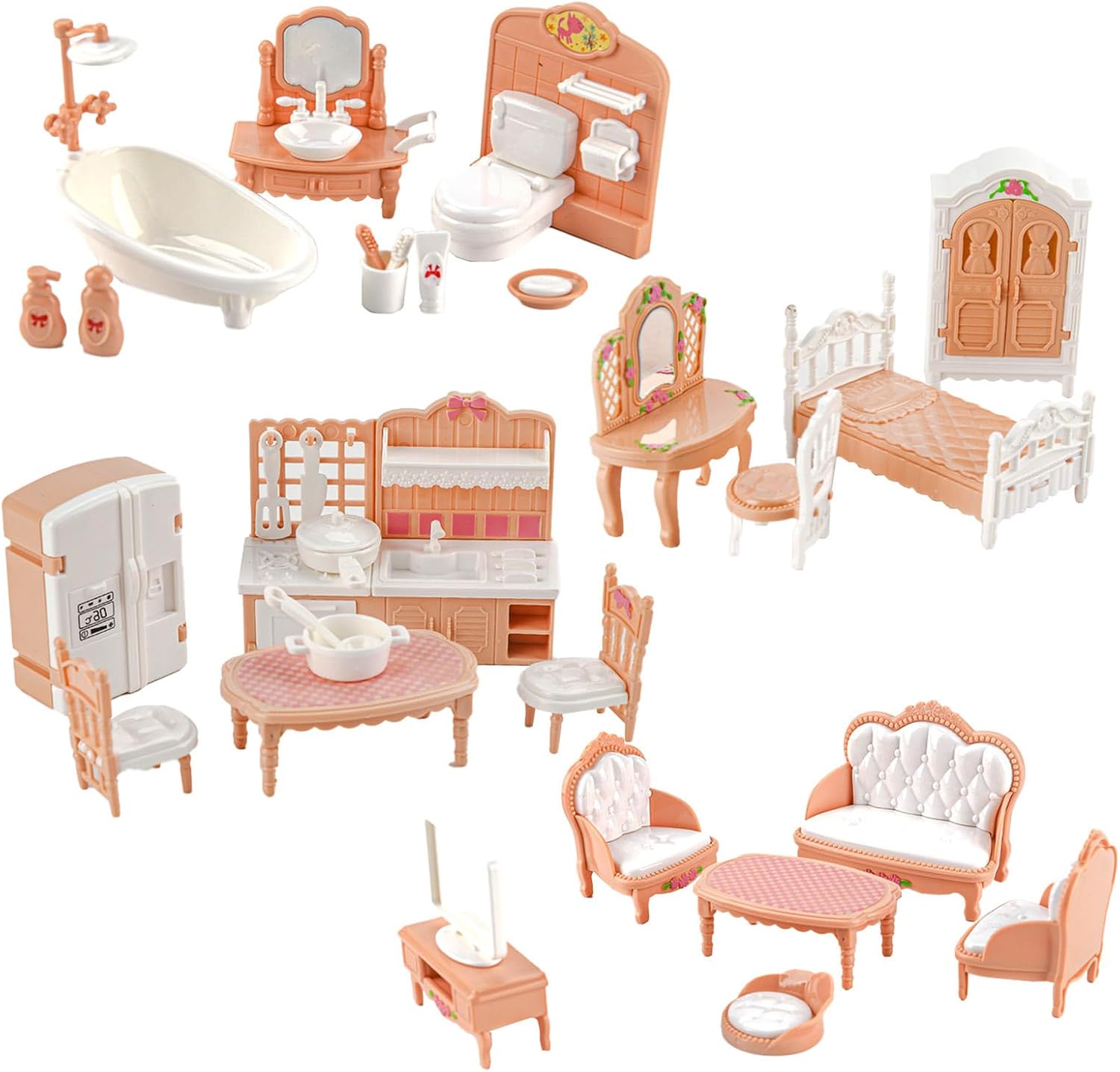 Dollhouse Furniture Set Access - Zara Home Bathroom Accessories ulasan dan harga