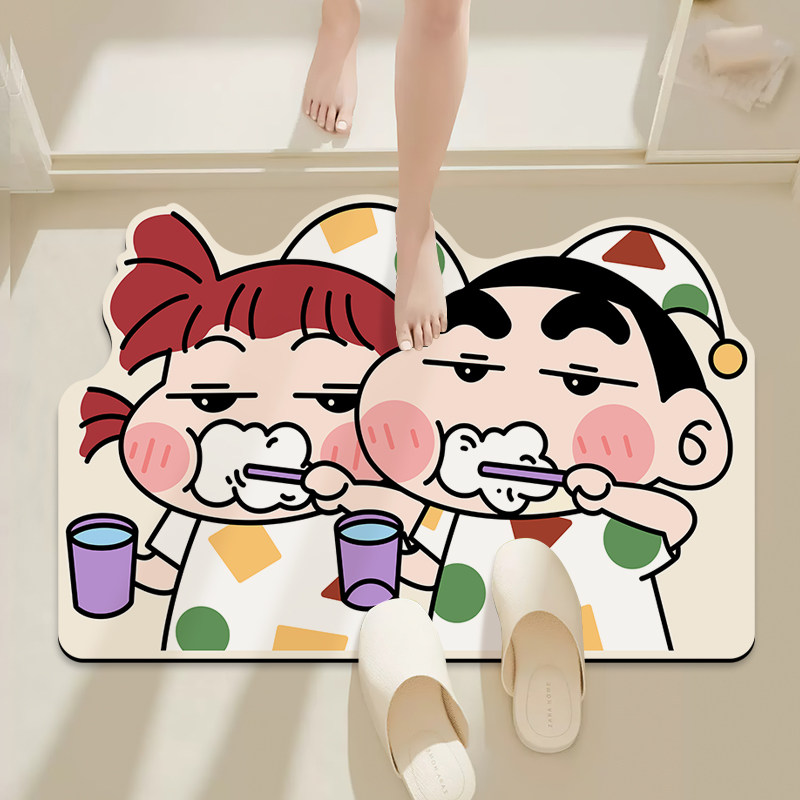 Hot Small Diatomite Absorbent  - Home Goods Bathroom Rugs ulasan dan harga