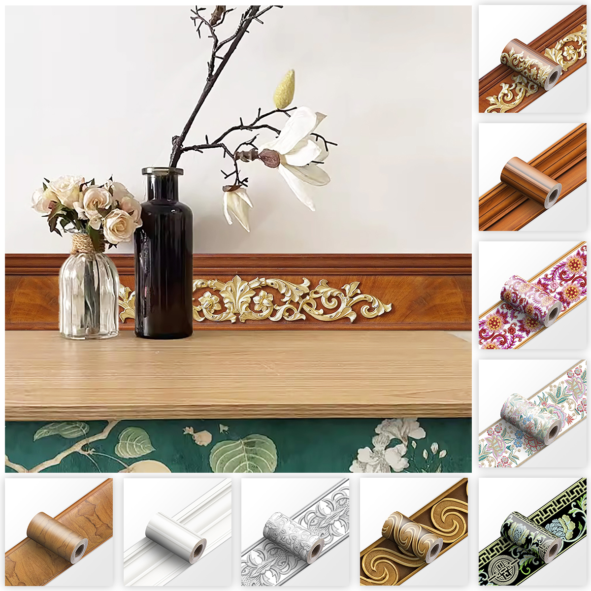 Decorative Self Adhesive Skirt - Bathroom Home Improvement ulasan dan harga