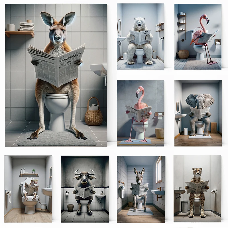 Pelican Flamingo Kangaroo Read - Home Bathroom Pictures ulasan dan harga