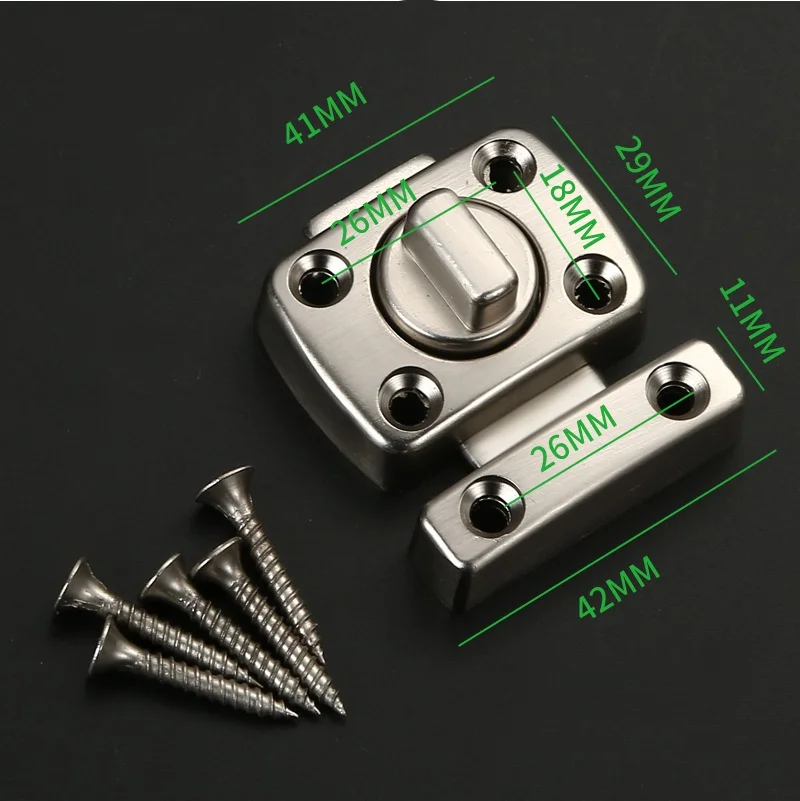 Home Security Latch Double Sid - Home Bathroom Lock ulasan dan harga