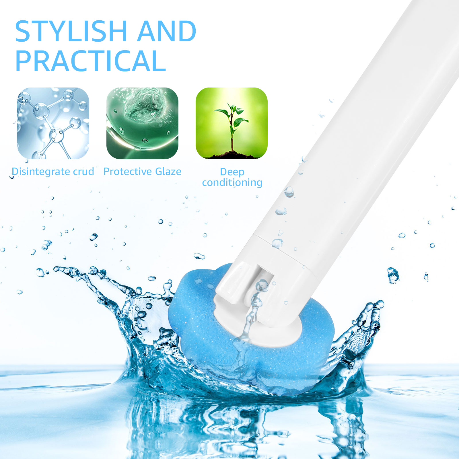 Toilet Brush and Holder Set wi - Home Bathroom Products ulasan dan harga