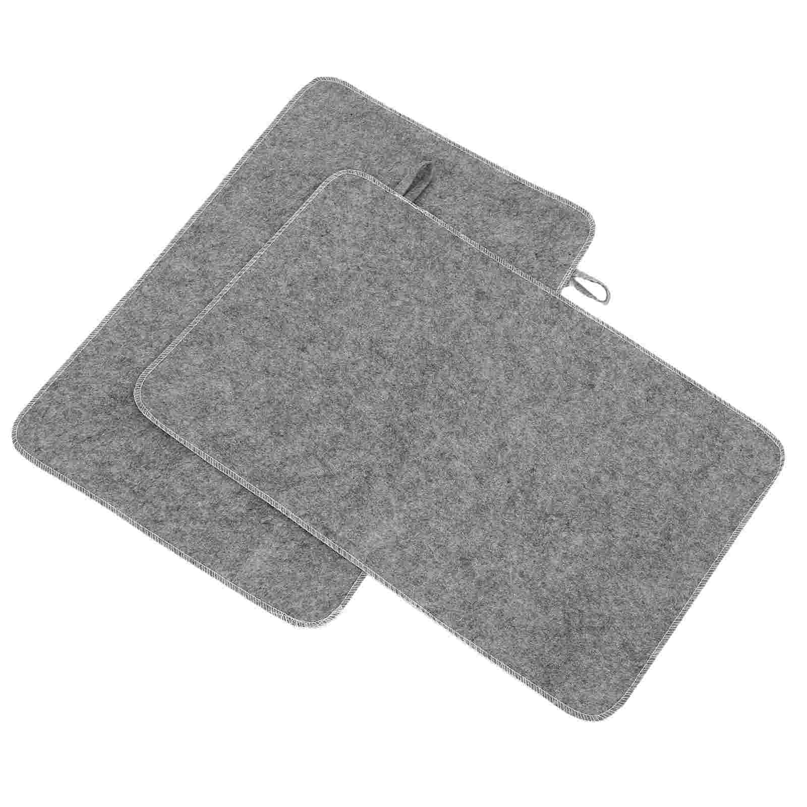 2pcs Grey Felt Sauna Seat Cush - Home Bathroom Sauna ulasan dan harga
