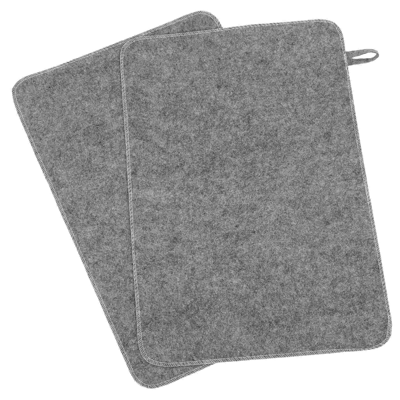 2pcs Grey Felt Sauna Seat Cush - Home Bathroom Sauna ulasan dan harga