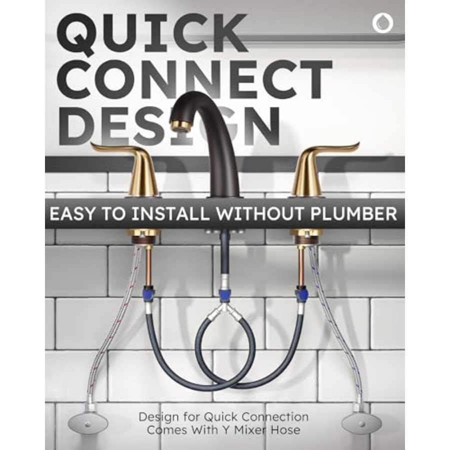 Widespread Bathroom Faucet Bat - Basin Mixer Tap ulasan dan harga