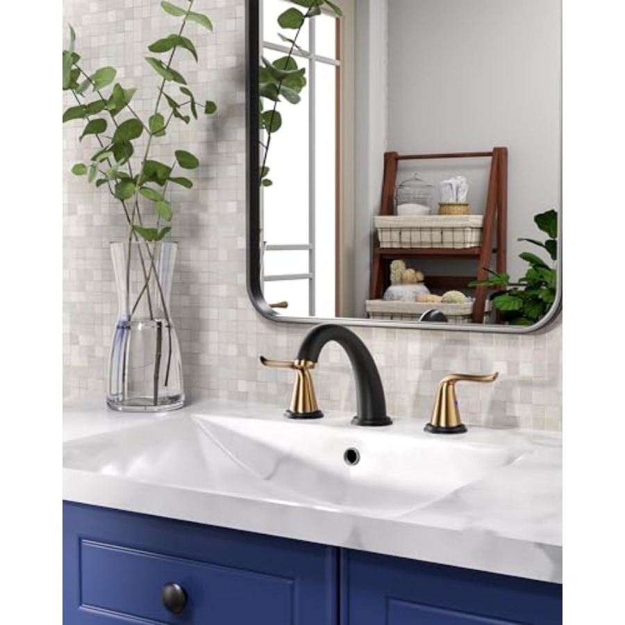 Widespread Bathroom Faucet Bat - Basin Mixer Tap ulasan dan harga