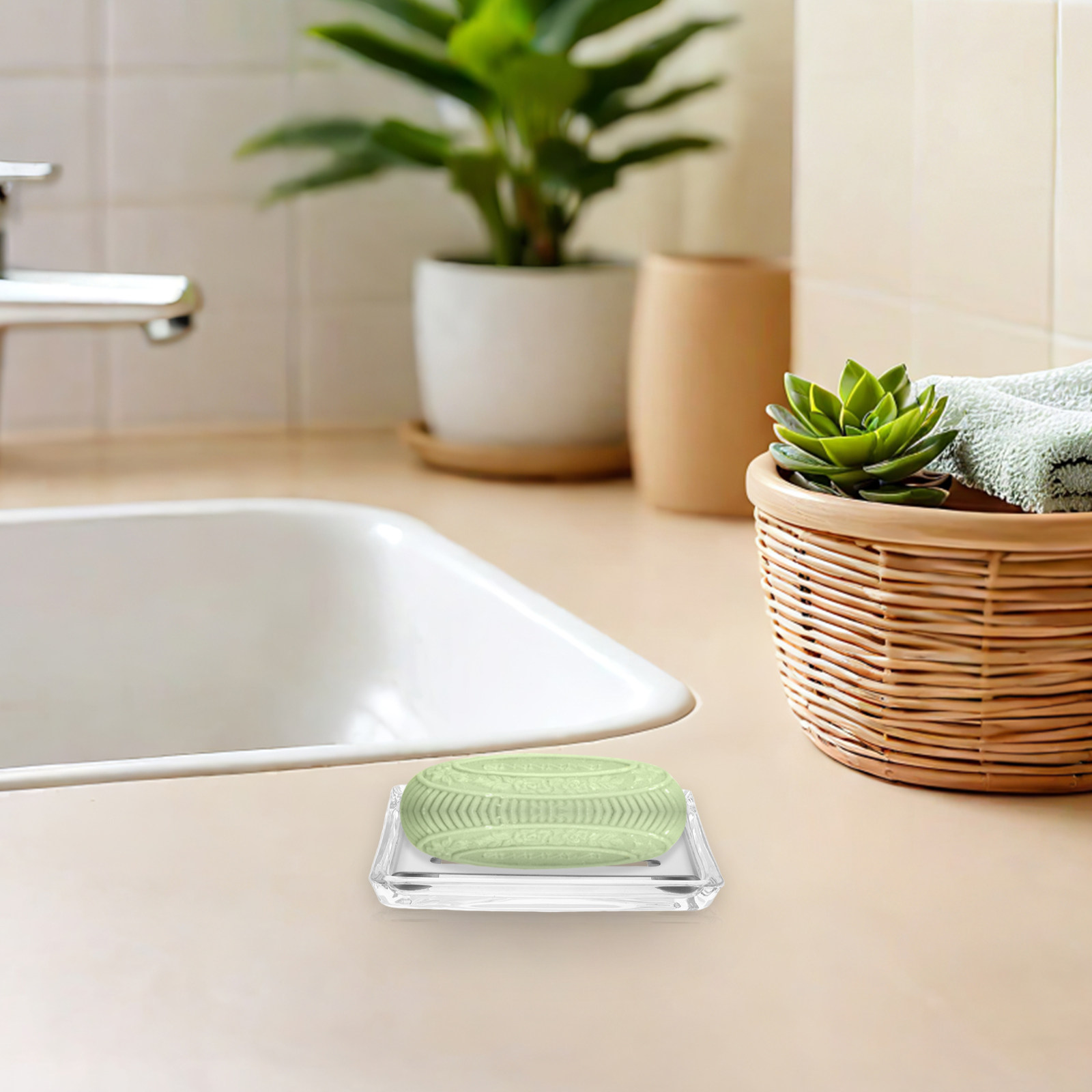 Self-Draining Glass Soap Dish  - Glass Soap Dish ulasan dan harga