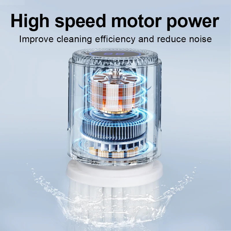 Electric Spin Scrubber, 6 Repl - Home Bathroom Products ulasan dan harga